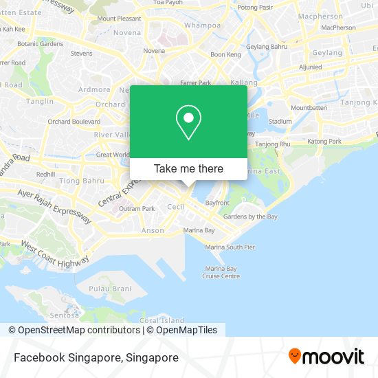Facebook Singapore地图