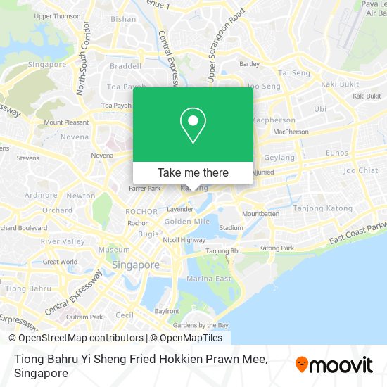 Tiong Bahru Yi Sheng Fried Hokkien Prawn Mee map