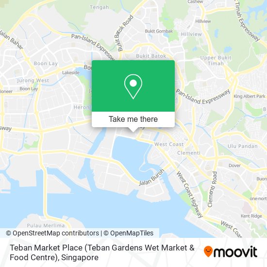 Teban Market Place (Teban Gardens Wet Market & Food Centre) map