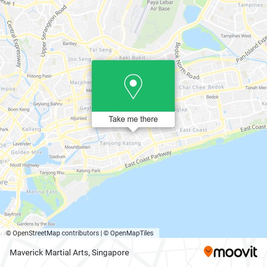 Maverick Martial Arts map