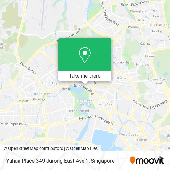 Yuhua Place 349 Jurong East Ave 1地图