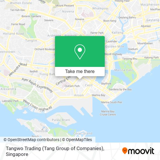 Tangwo Trading (Tang Group of Companies) map