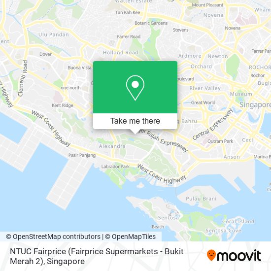 NTUC Fairprice (Fairprice Supermarkets - Bukit Merah 2) map