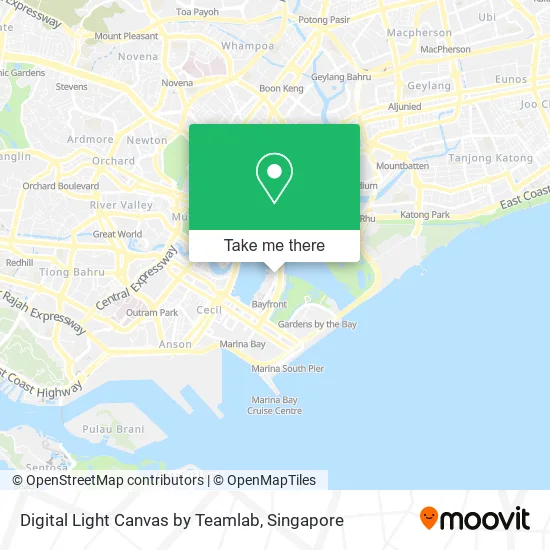 Digital Light Canvas by Teamlab地图