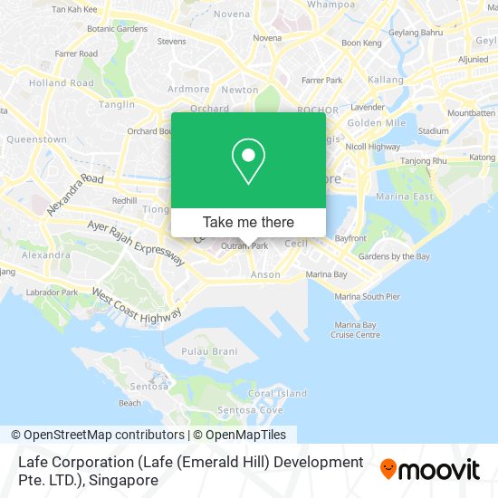 Lafe Corporation (Lafe (Emerald Hill) Development Pte. LTD.) map