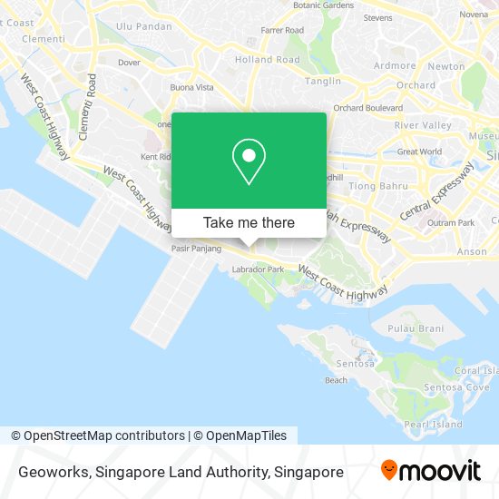 Geoworks, Singapore Land Authority map