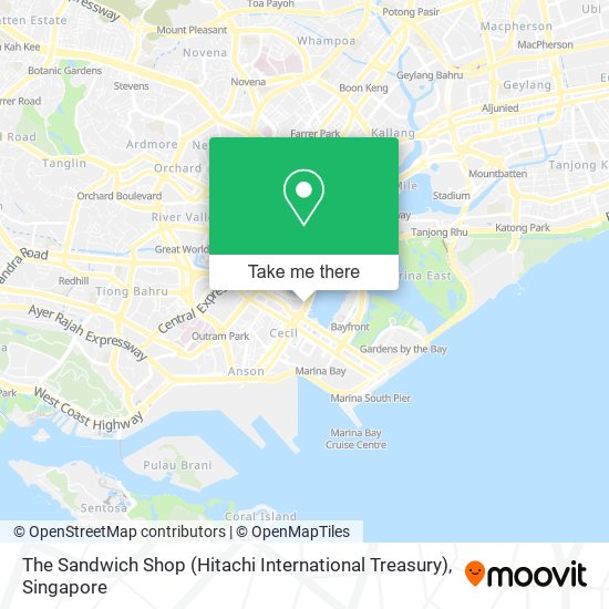 The Sandwich Shop (Hitachi International Treasury)地图