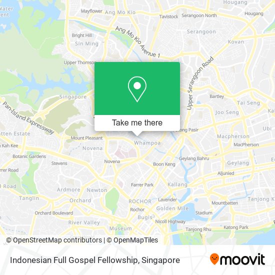 Indonesian Full Gospel Fellowship map