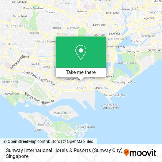 Sunway International Hotels & Resorts (Sunway City) map