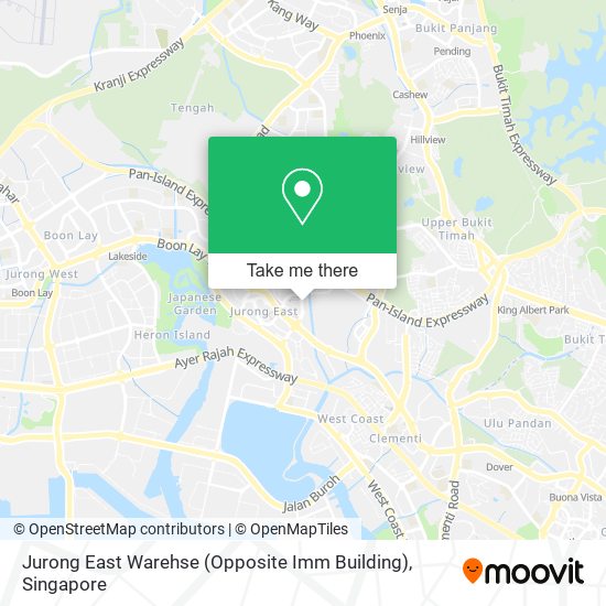 Jurong East Warehse (Opposite Imm Building) map