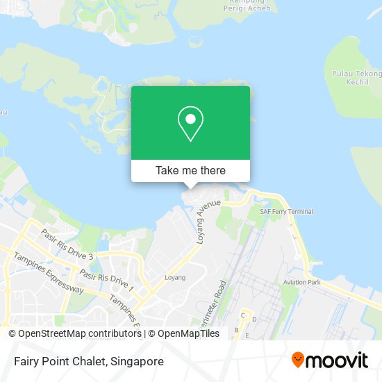 Fairy Point Chalet map