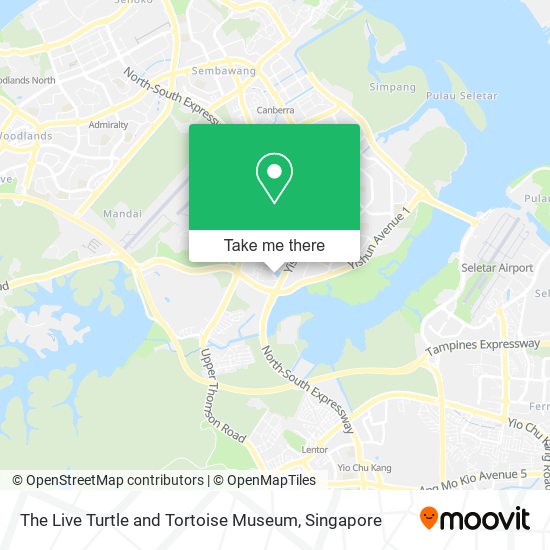 The Live Turtle and Tortoise Museum map