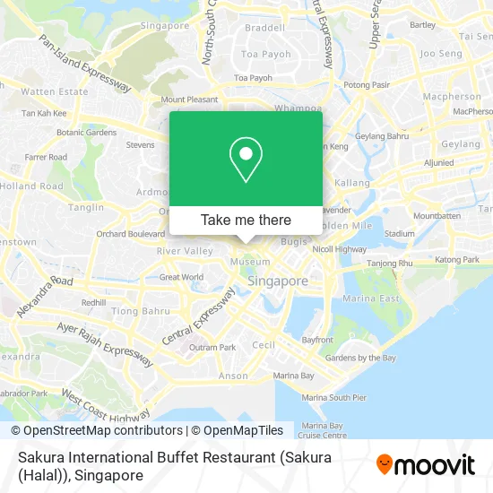 Sakura International Buffet Restaurant (Sakura (Halal)) map