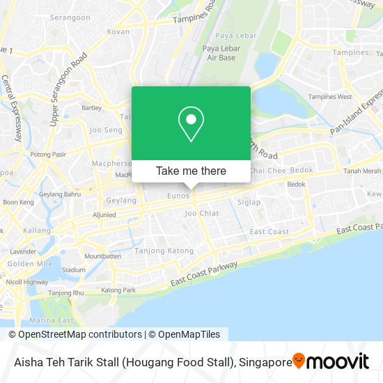 Aisha Teh Tarik Stall (Hougang Food Stall) map