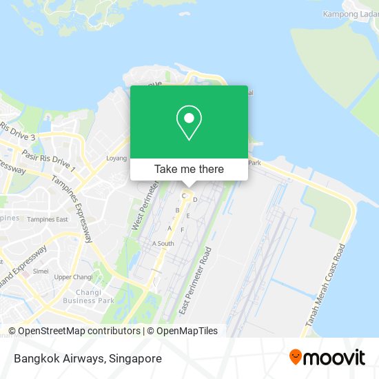 Bangkok Airways map