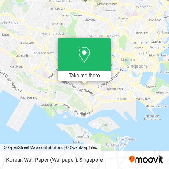 Korean Wall Paper (Wallpaper) map