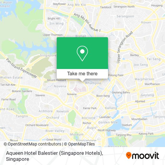 Aqueen Hotel Balestier (Singapore Hotels) map