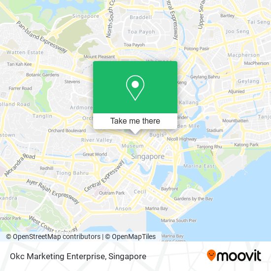 Okc Marketing Enterprise map