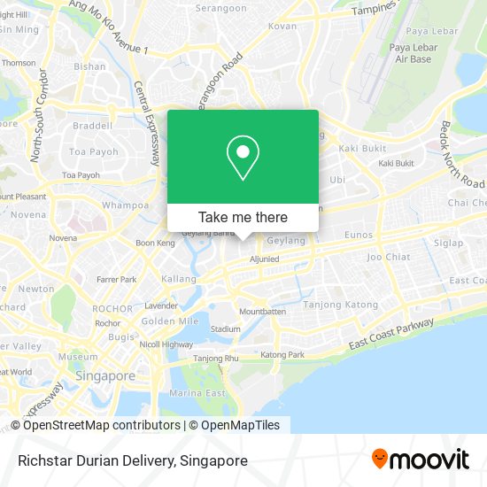 Richstar Durian Delivery地图