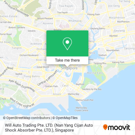 Will Auto Trading Pte. LTD. (Nan Yang Cijan Auto Shock Absorber Pte. LTD.) map