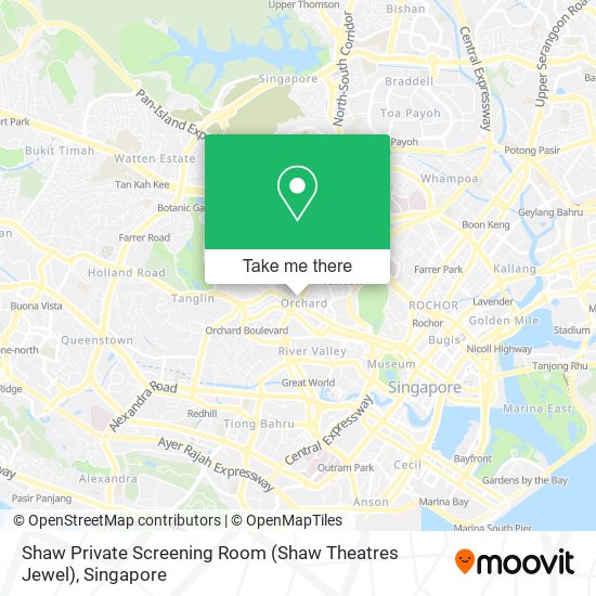 Shaw Private Screening Room (Shaw Theatres Jewel)地图