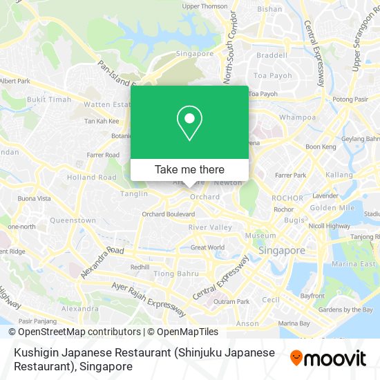 Kushigin Japanese Restaurant (Shinjuku Japanese Restaurant) map