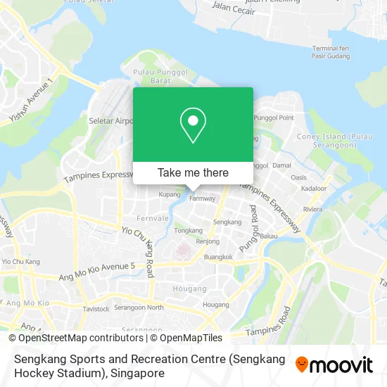 Sengkang Sports and Recreation Centre (Sengkang Hockey Stadium) map
