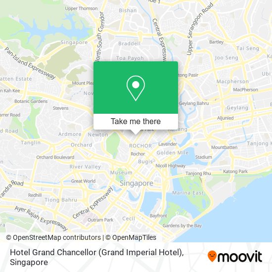 Hotel Grand Chancellor (Grand Imperial Hotel) map