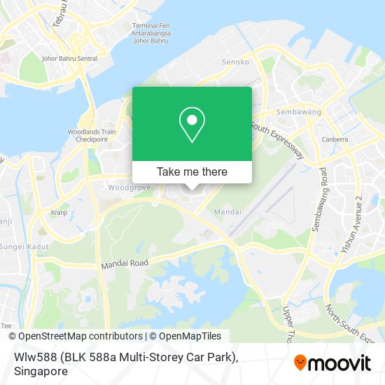 Wlw588 (BLK 588a Multi-Storey Car Park)地图