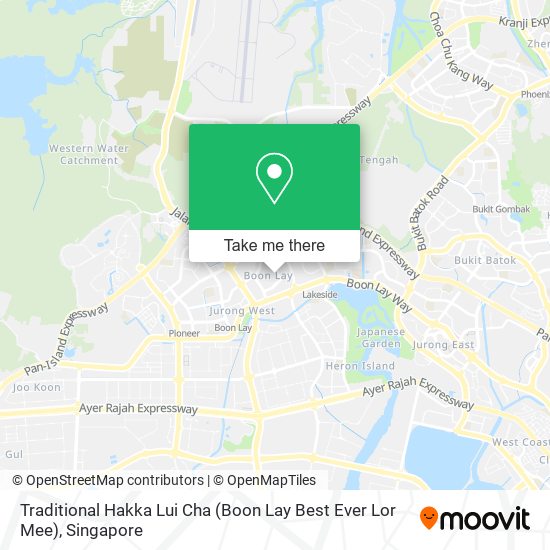 Traditional Hakka Lui Cha (Boon Lay Best Ever Lor Mee) map