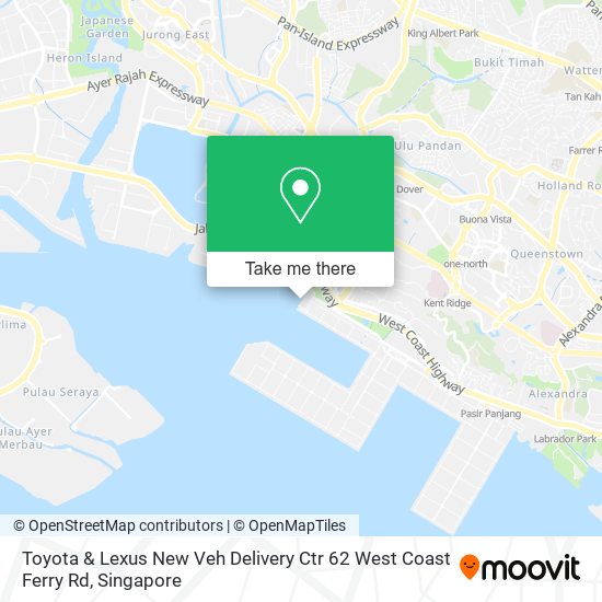 Toyota & Lexus New Veh Delivery Ctr 62 West Coast Ferry Rd map