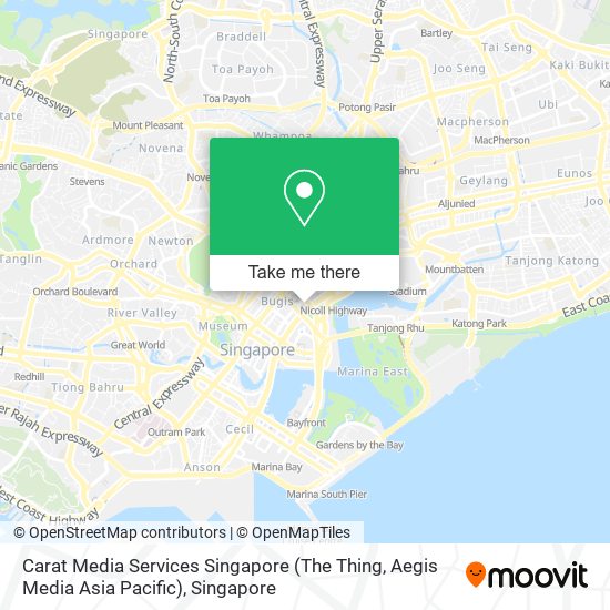 Carat Media Services Singapore (The Thing, Aegis Media Asia Pacific)地图