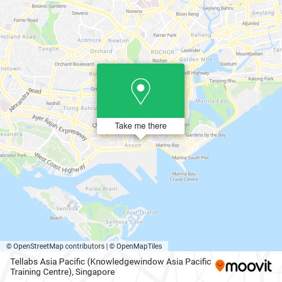 Tellabs Asia Pacific (Knowledgewindow Asia Pacific Training Centre)地图