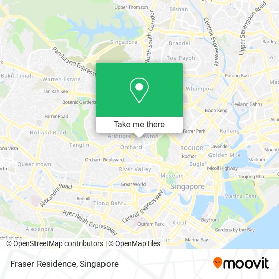 Fraser Residence map