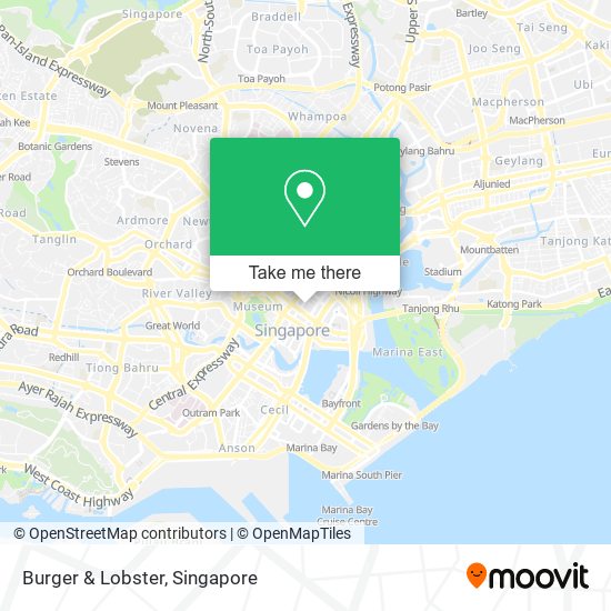 Burger & Lobster map