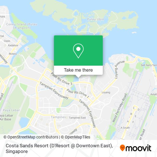 Costa Sands Resort (D'Resort @ Downtown East) map