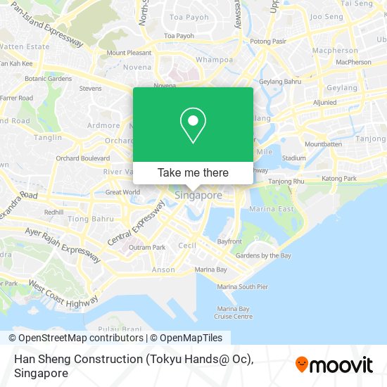 Han Sheng Construction (Tokyu Hands@ Oc) map
