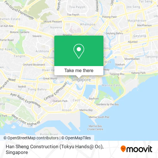 Han Sheng Construction (Tokyu Hands@ Oc)地图