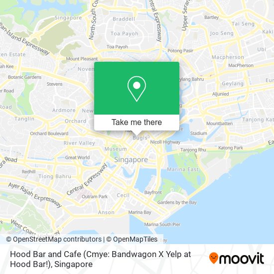 Hood Bar and Cafe (Cmye: Bandwagon X Yelp at Hood Bar!) map