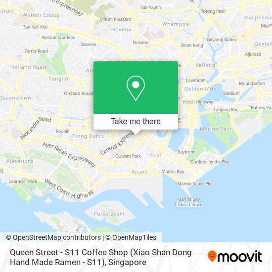 Queen Street - S11 Coffee Shop (Xiao Shan Dong Hand Made Ramen - S11)地图