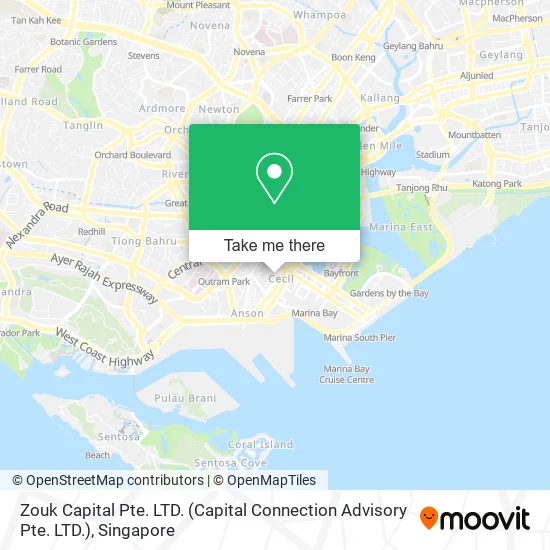 Zouk Capital Pte. LTD. (Capital Connection Advisory Pte. LTD.) map