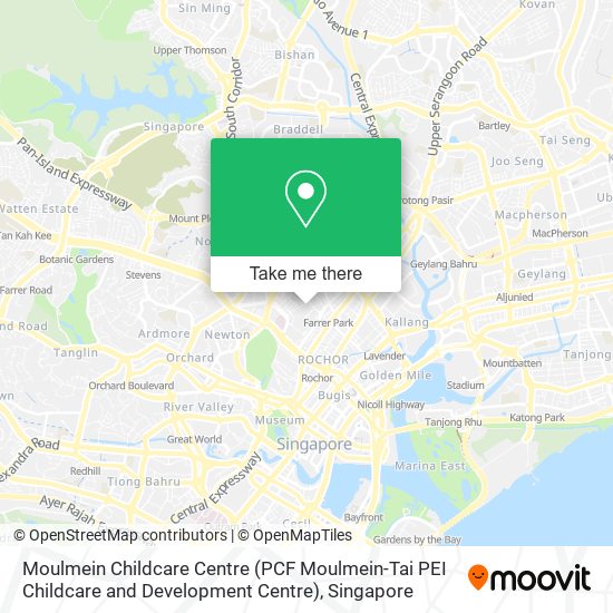 Moulmein Childcare Centre (PCF Moulmein-Tai PEI Childcare and Development Centre) map