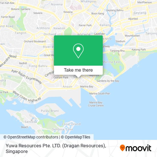 Yuwa Resources Pte. LTD. (Dragan Resources) map
