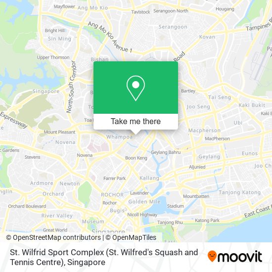 St. Wilfrid Sport Complex (St. Wilfred's Squash and Tennis Centre)地图