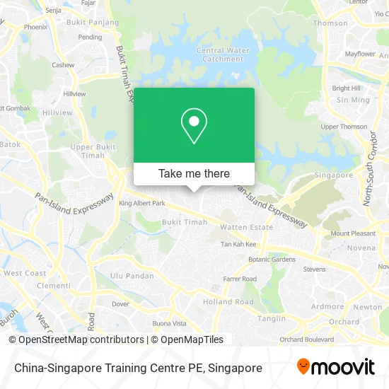 China-Singapore Training Centre PE map