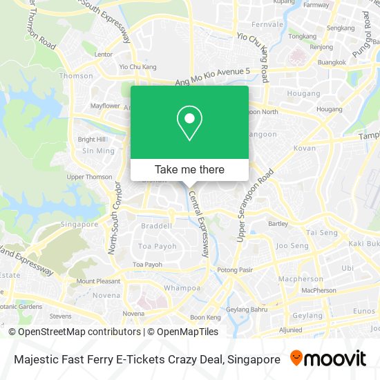 Majestic Fast Ferry E-Tickets Crazy Deal map