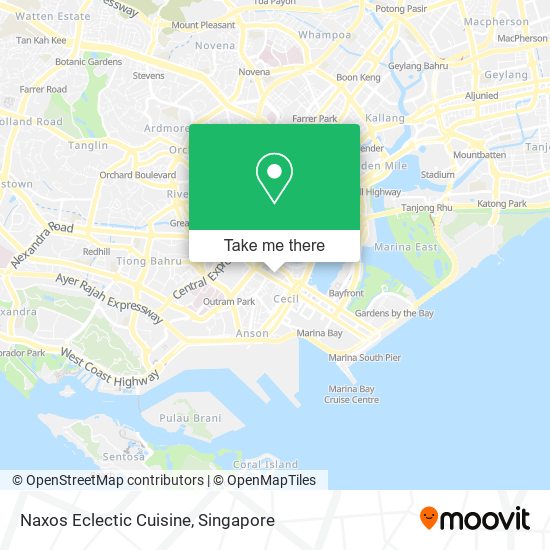 Naxos Eclectic Cuisine map