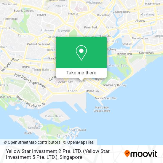 Yellow Star Investment 2 Pte. LTD.地图