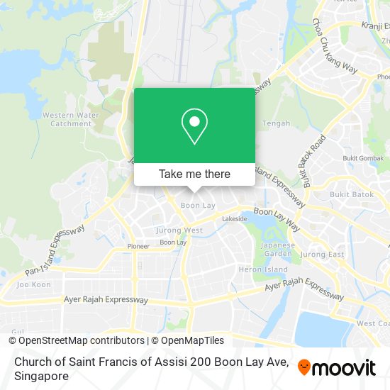 Church of Saint Francis of Assisi 200 Boon Lay Ave map