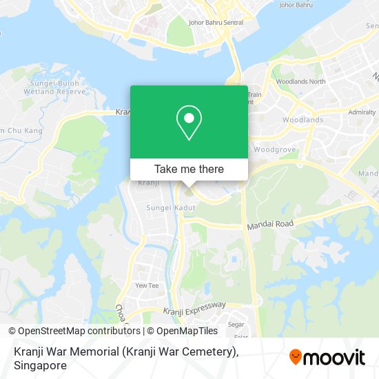 Kranji War Memorial (Kranji War Cemetery) map